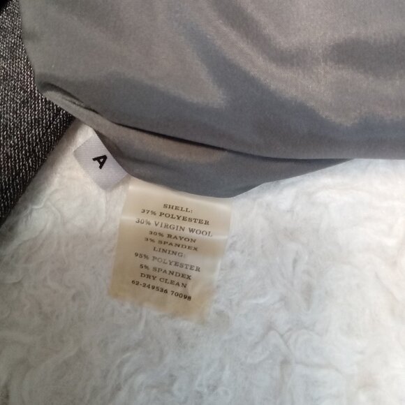 Ann Taylor Women's Gray Wool Blend Dress Pants Size: 2P - Picture 8 of 8